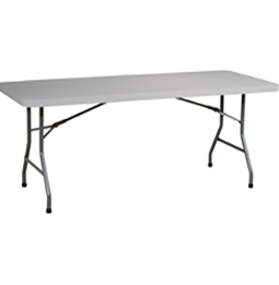 Műanyag táblaasztal 150 cm