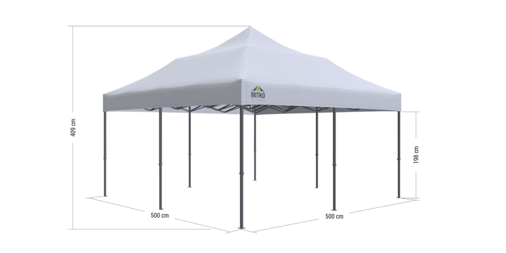 5x5-ös popup sátor